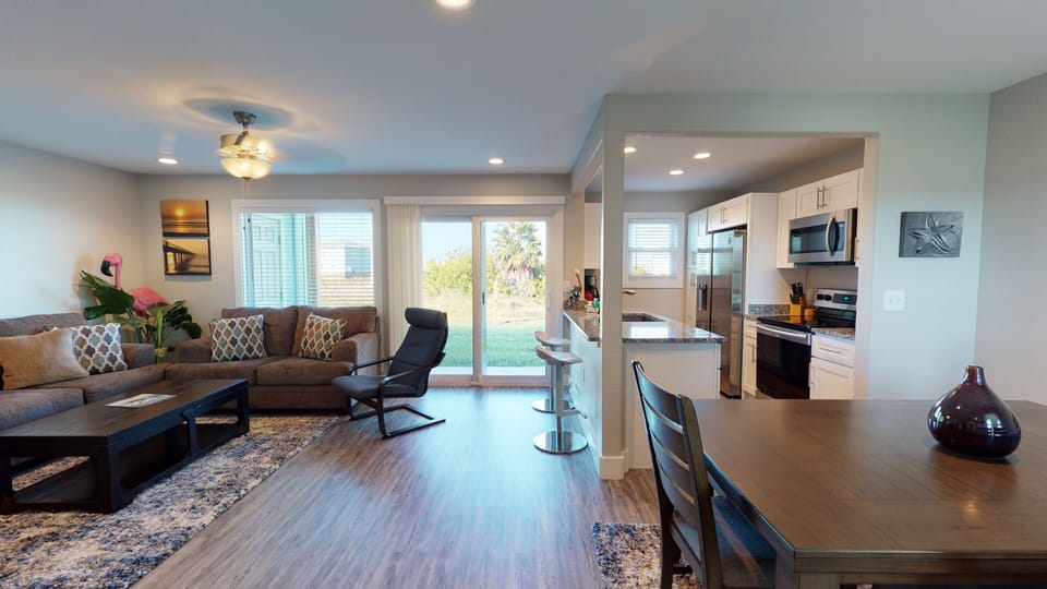 Living/Kitchen View