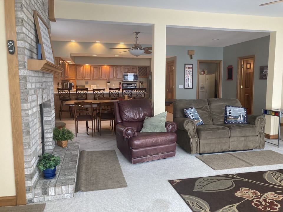 Living Room over looking the water