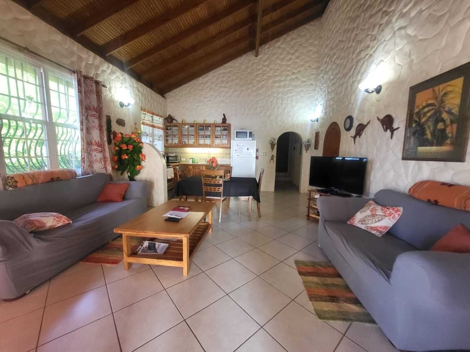 Living room and kitchen 
