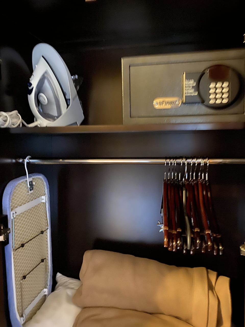 Closet Area with Safe