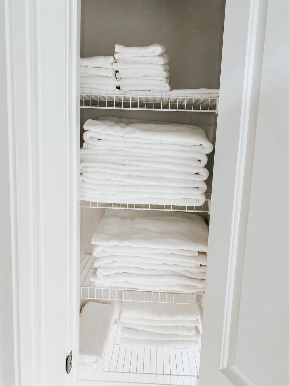 Stocked with soft plushy towels!!!
