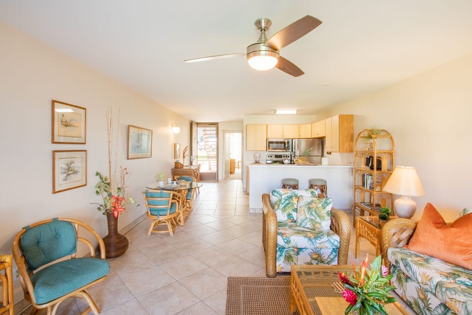 View From the Lanai to Entry