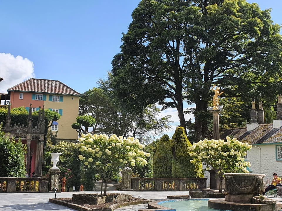 Portmerion 10 minutes drive away