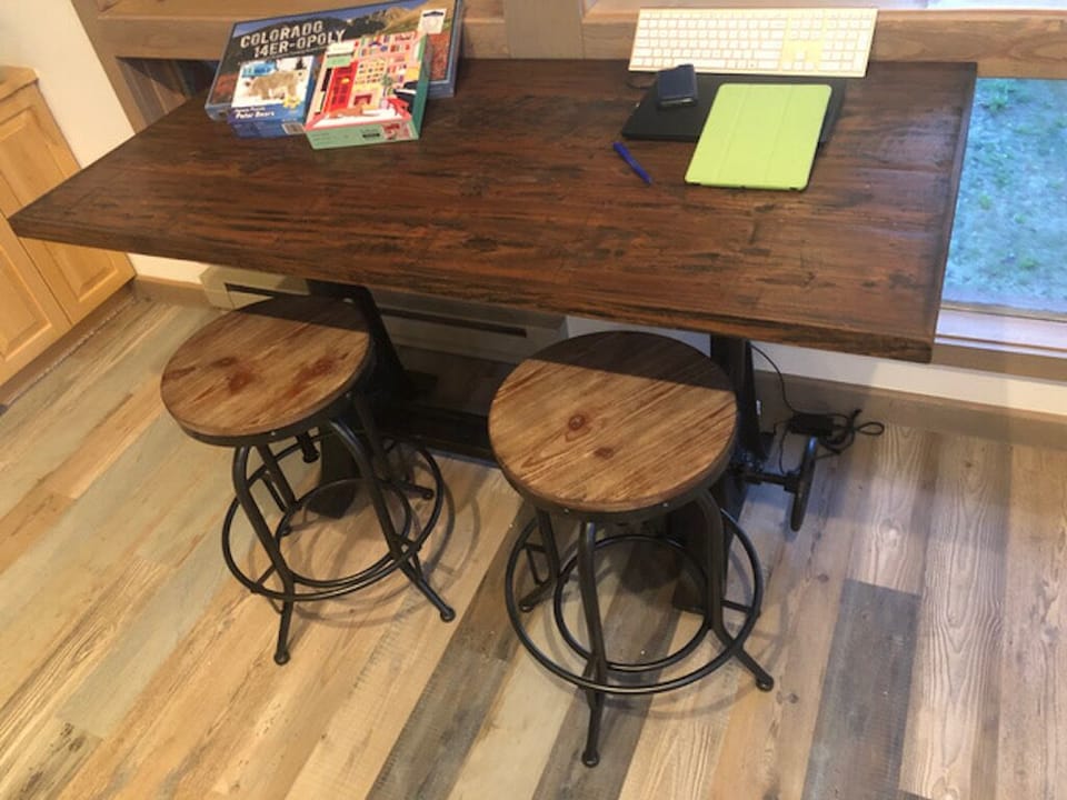 Office area or game table or extra dinner seating (main dining room seats 8).