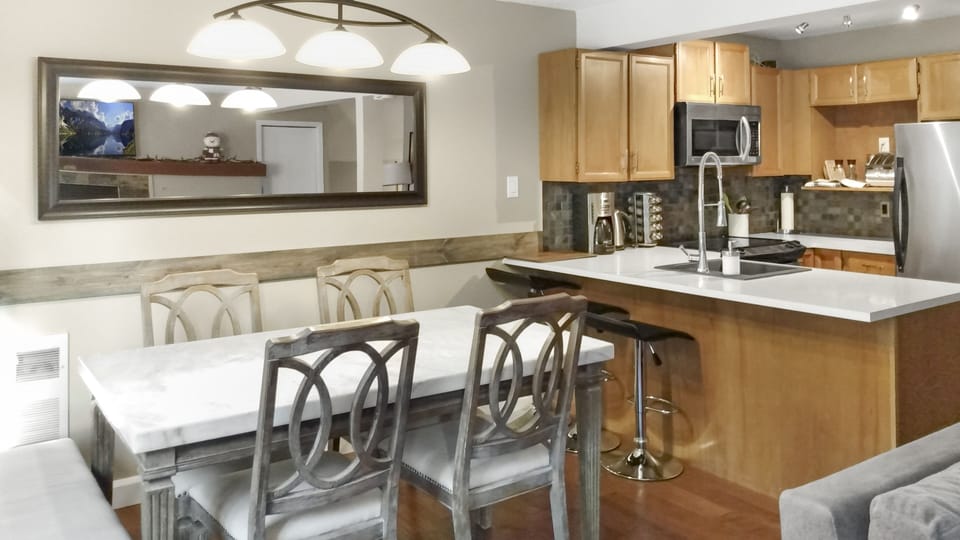 Dinning room and kitchen