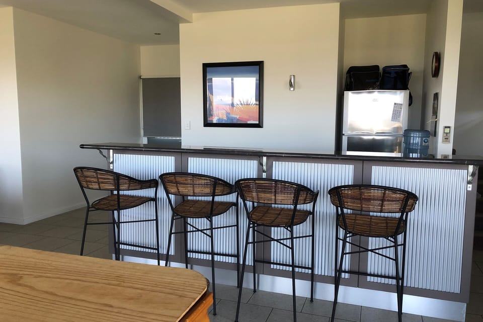 Bar on the lower level in the games/living room