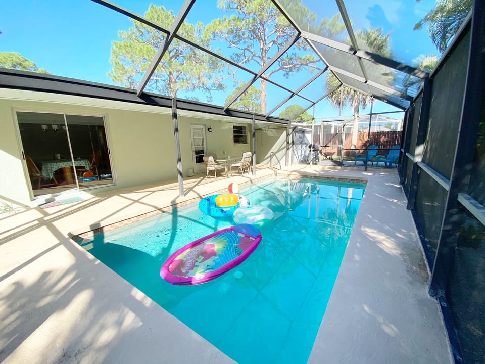 Relaxing  and inviting private pool