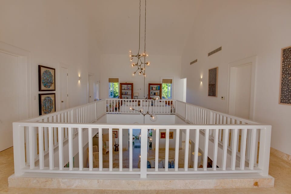 Second floor with large indoor Balcony