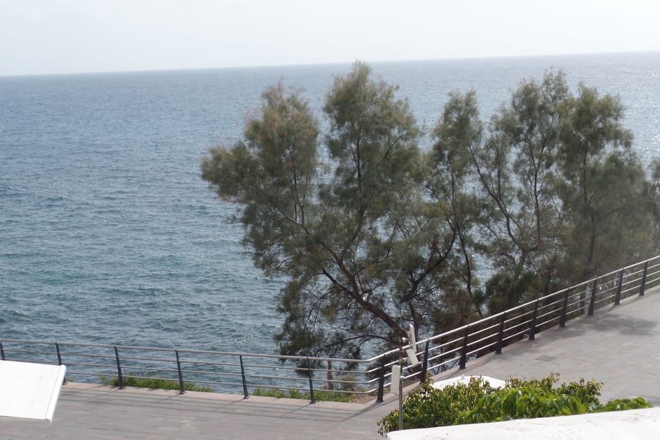 Balcony just meters from sea