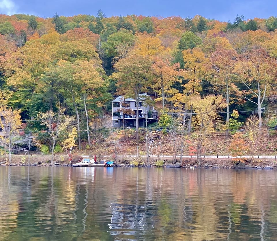 The house in peak Fall colors! 