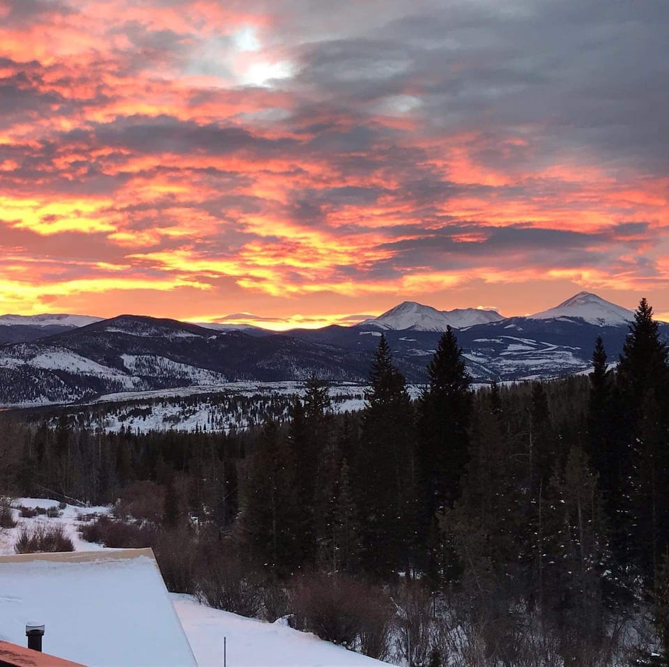 Sunrise from the balcony!