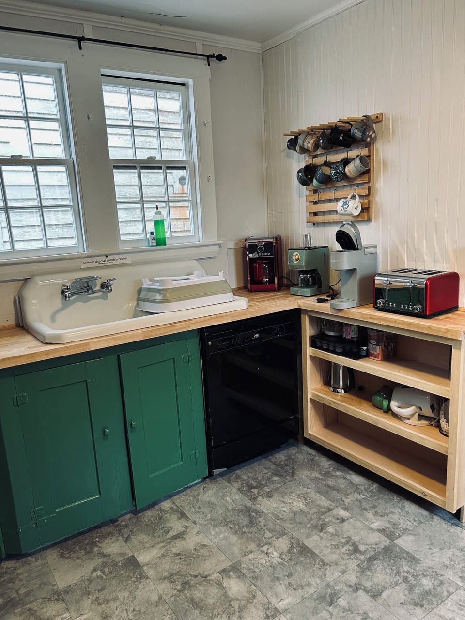 Coffee bar and pantry
