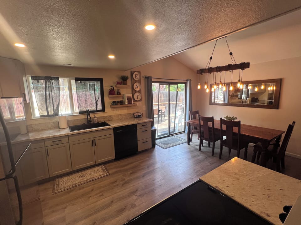 Kitchen and dining area.   Updated 8/2024
