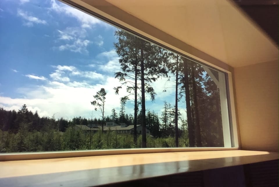 Outside the master bedroom 