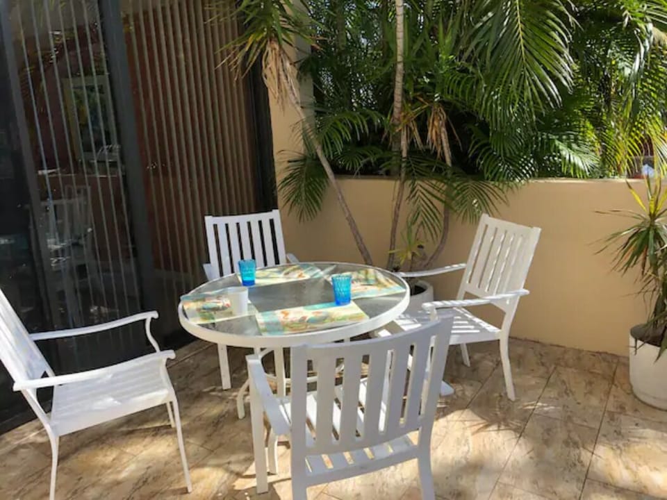 Private patio