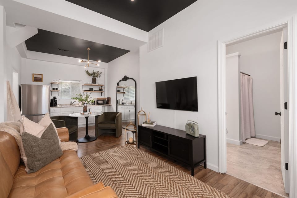 Living Room, Bathroom, Kitchenette