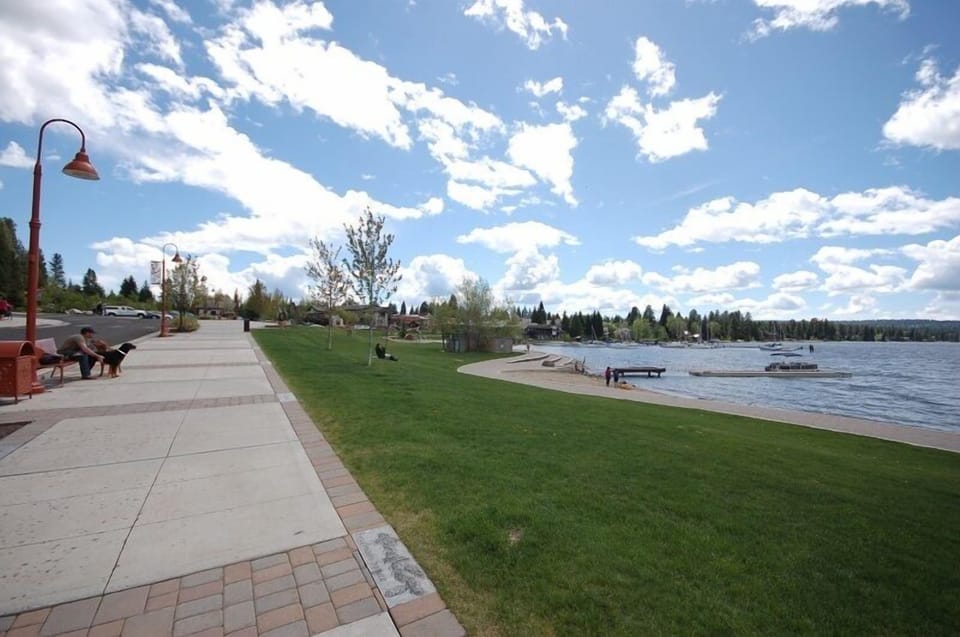Legacy Park and Beach within 2 blocks
