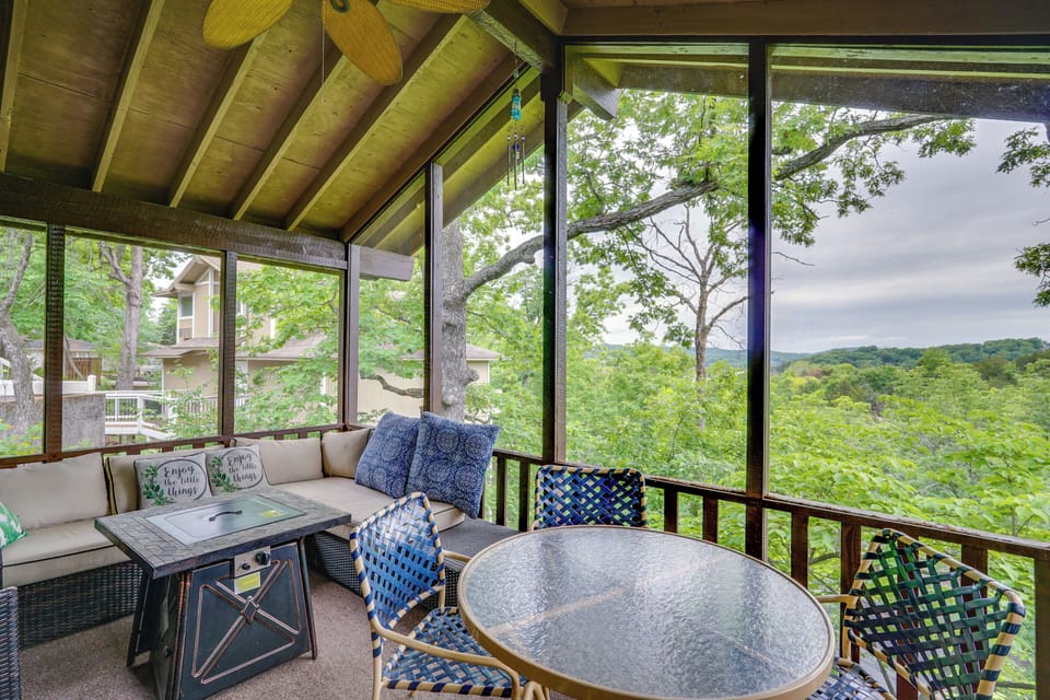 Screened-In Porch | Lake Views