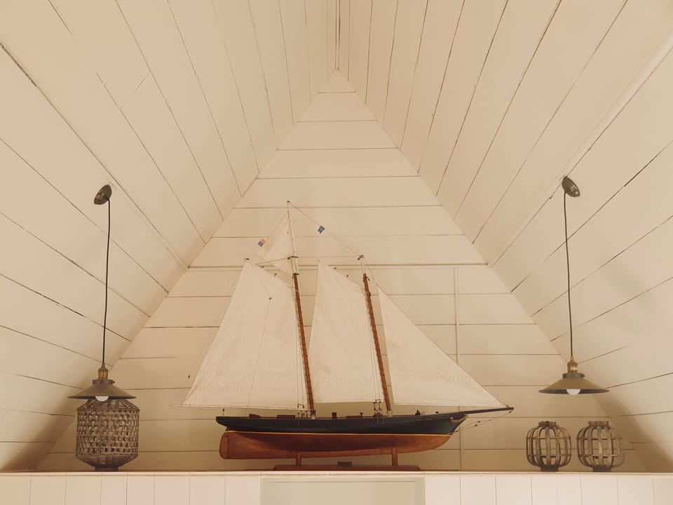 A stunning scale replica of the original Americas Cup Yacht - America 
