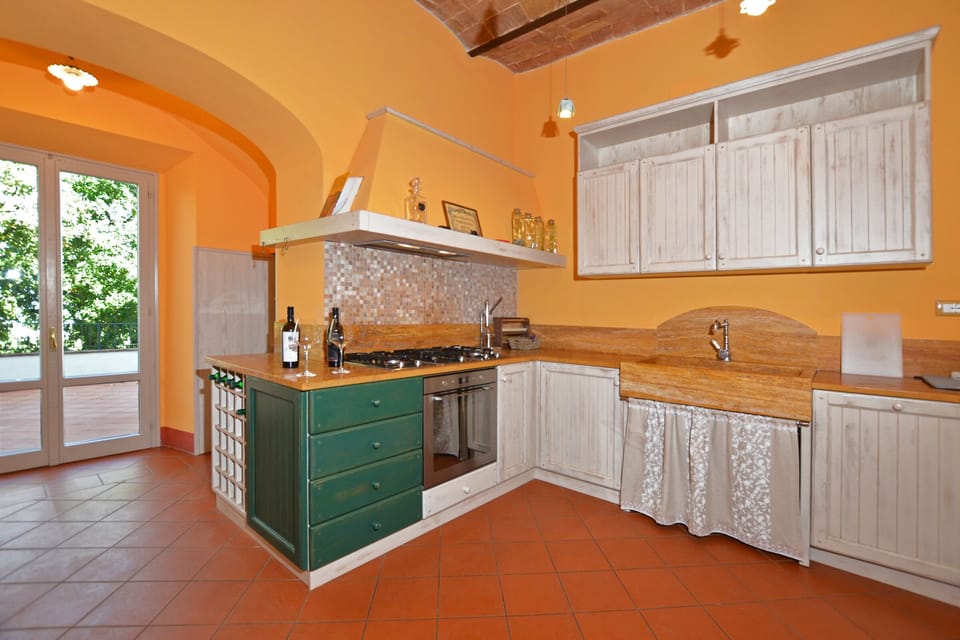 The main kitchen in the Villa