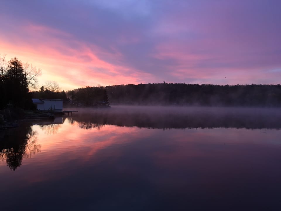 Morning sunrise. 