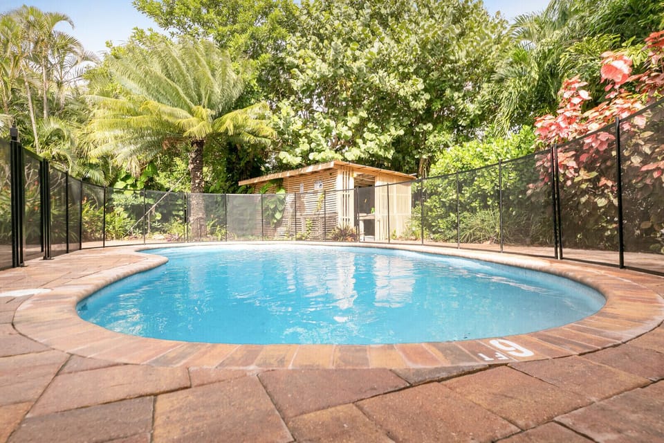 Backyard pool