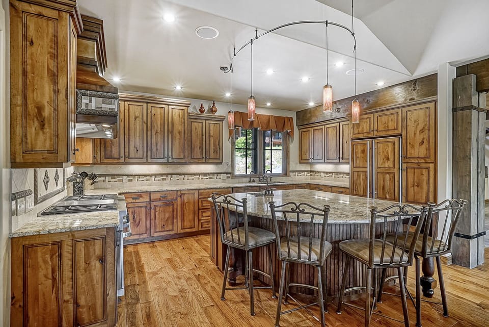 Large Kitchen Island with Seating for 4