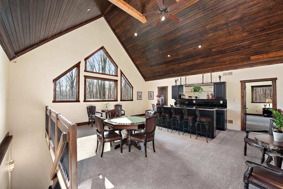 Loft bar and game area 