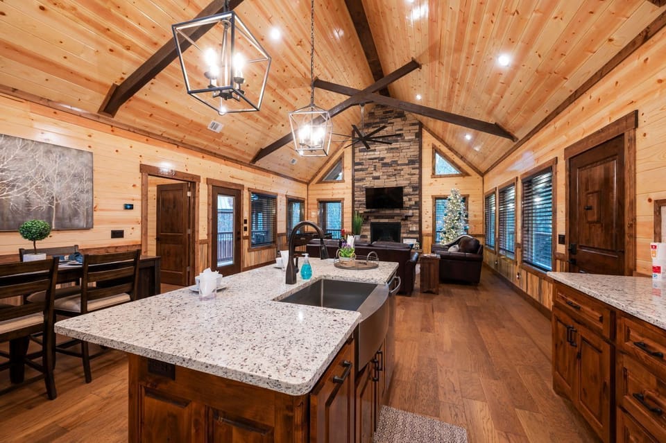 Beautiful raised ceilings to take in all the beauty.