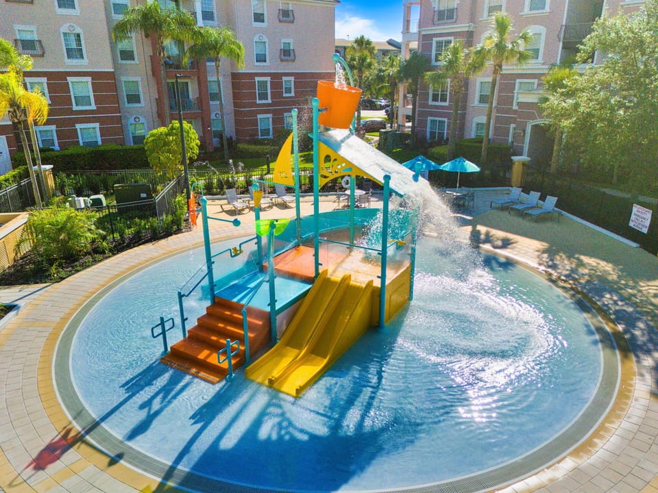 Your little ones will love splashing around in this colorful pirate ship splash pad, perfect for endless family fun!