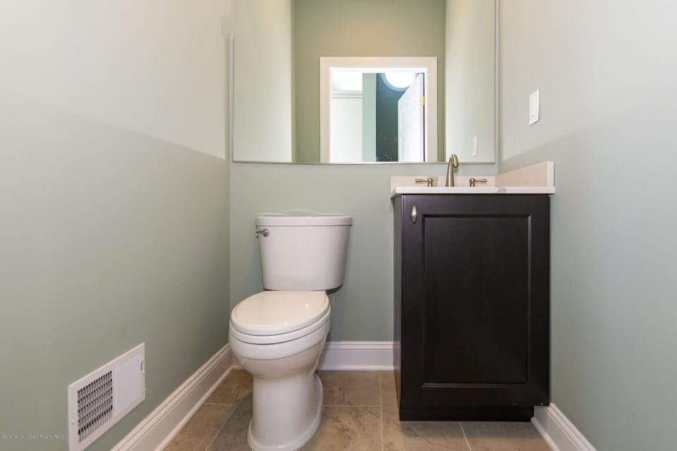 half bath on third floor