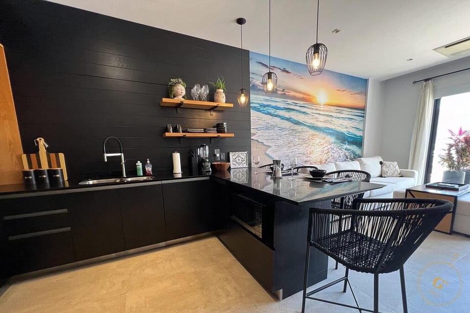 Well decorated kitchen