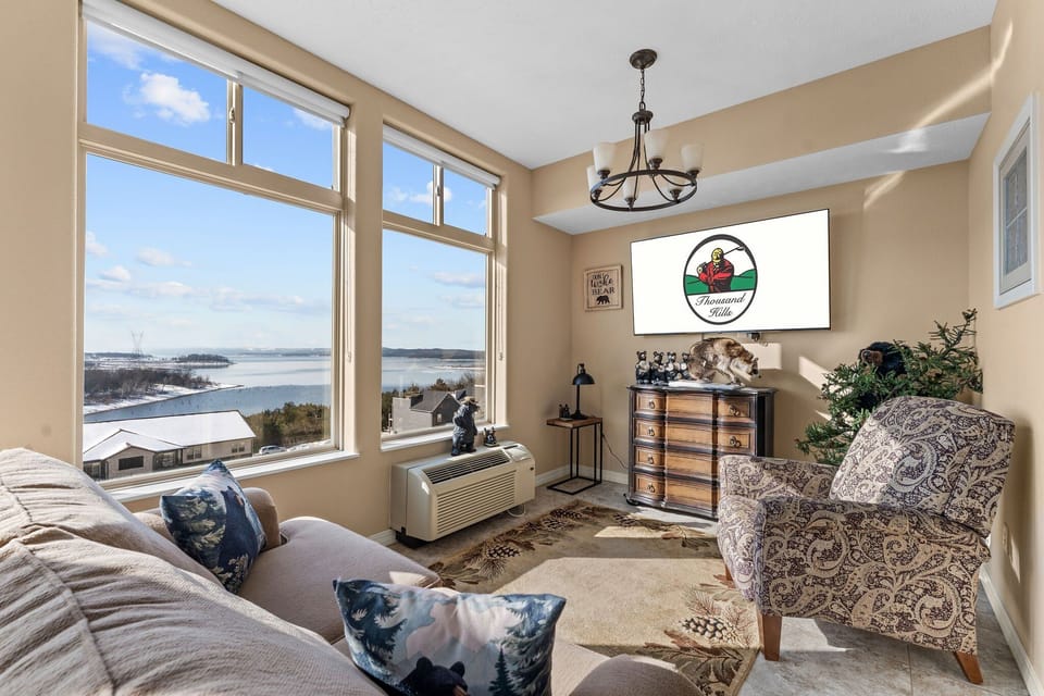 All-Season Sunroom with an Incredible Lake View