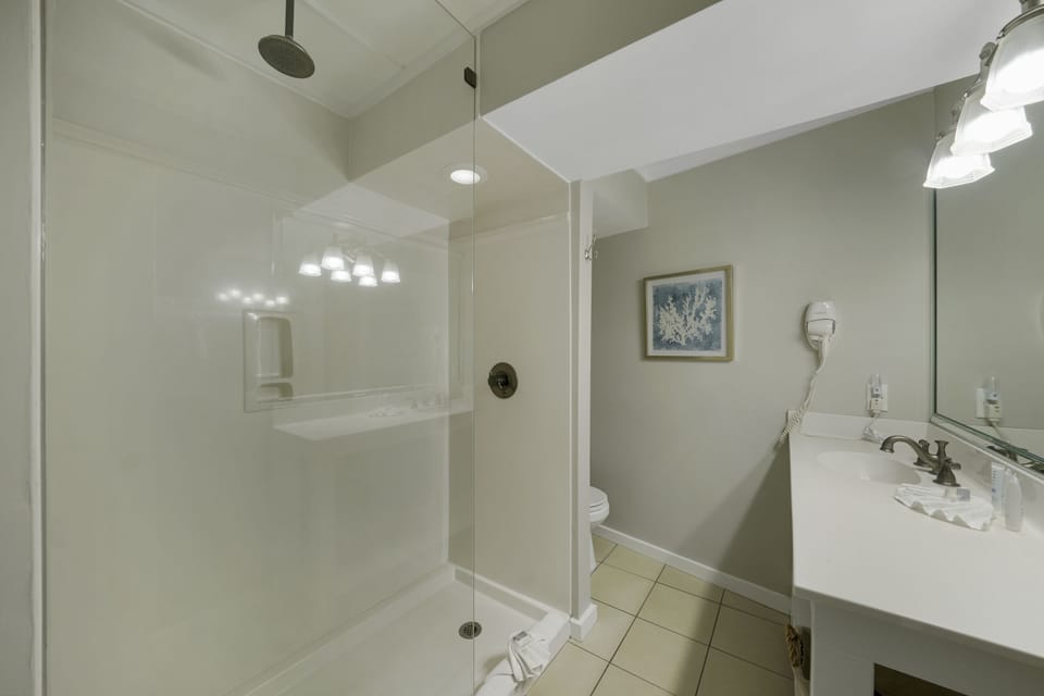 Full master bathroom