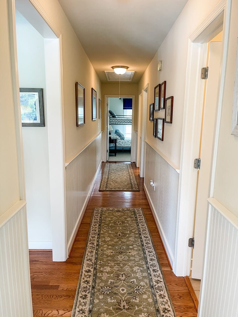 Hallway to bunk rooms