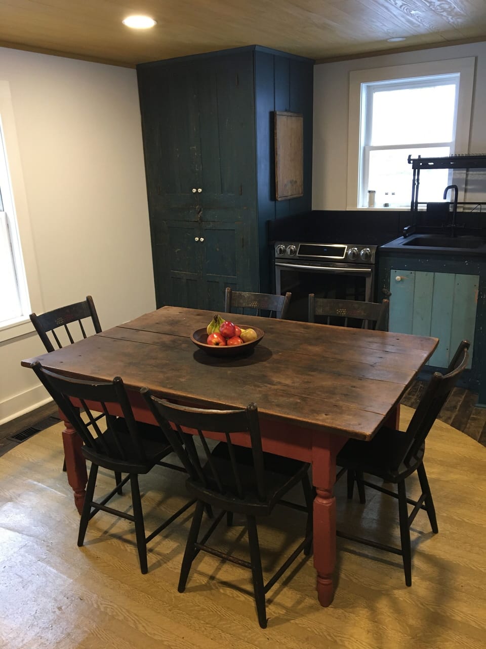Farm Table in Kitchen