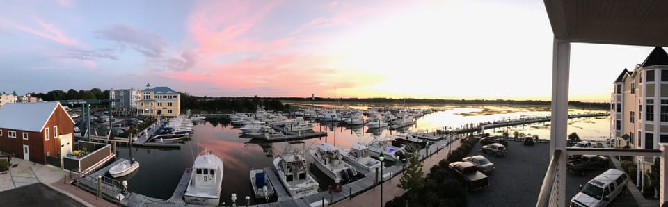 Cape May Marina at Sunset