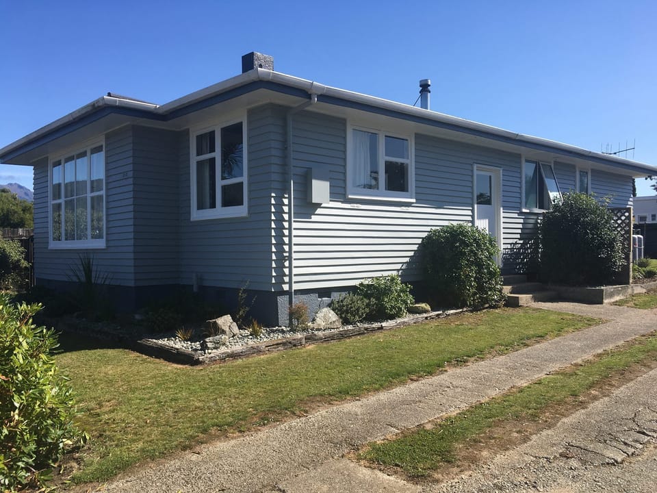 The front of the property. 