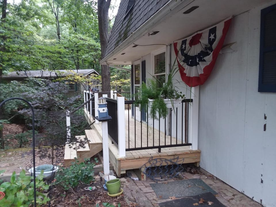 Street entrance to the house