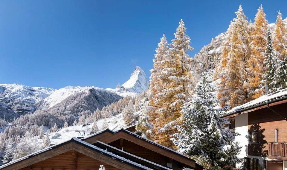South facing balcony with Matterhorn view