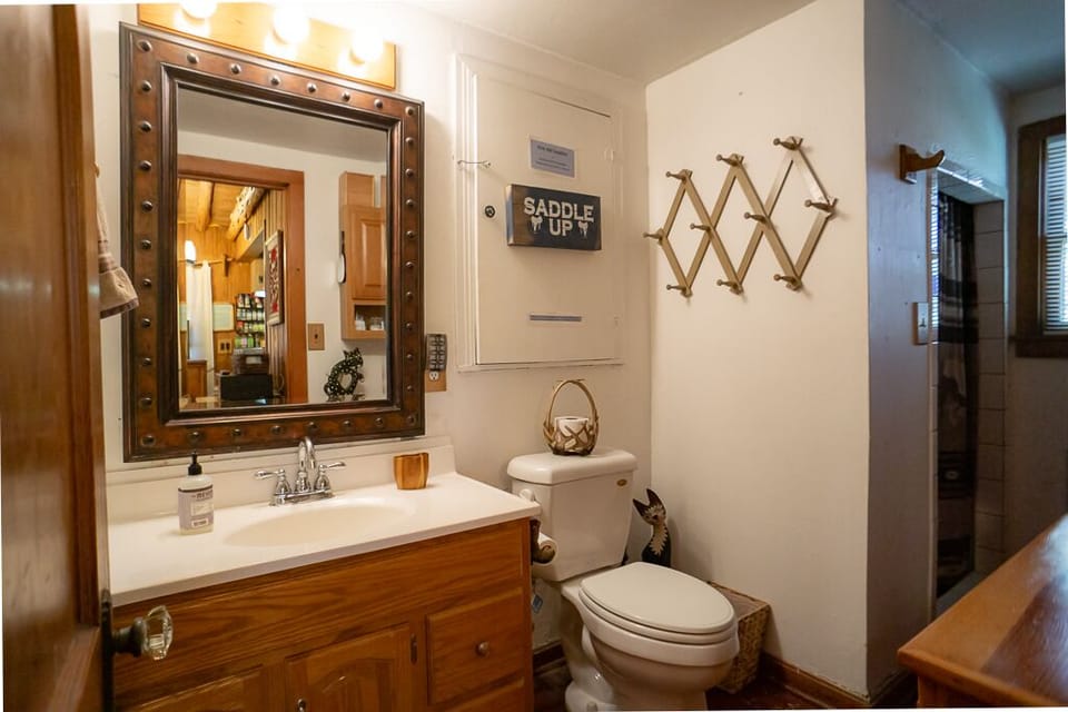 Half bath - no shower (to be added soon).