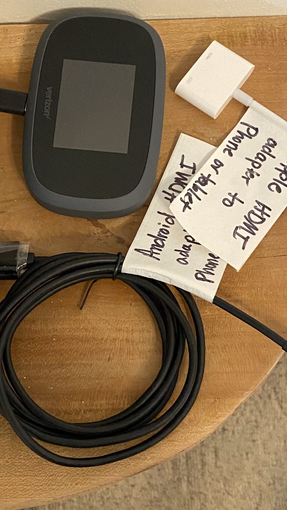 Adapters for watching downloaded content from your iPhone, iPad, Androids