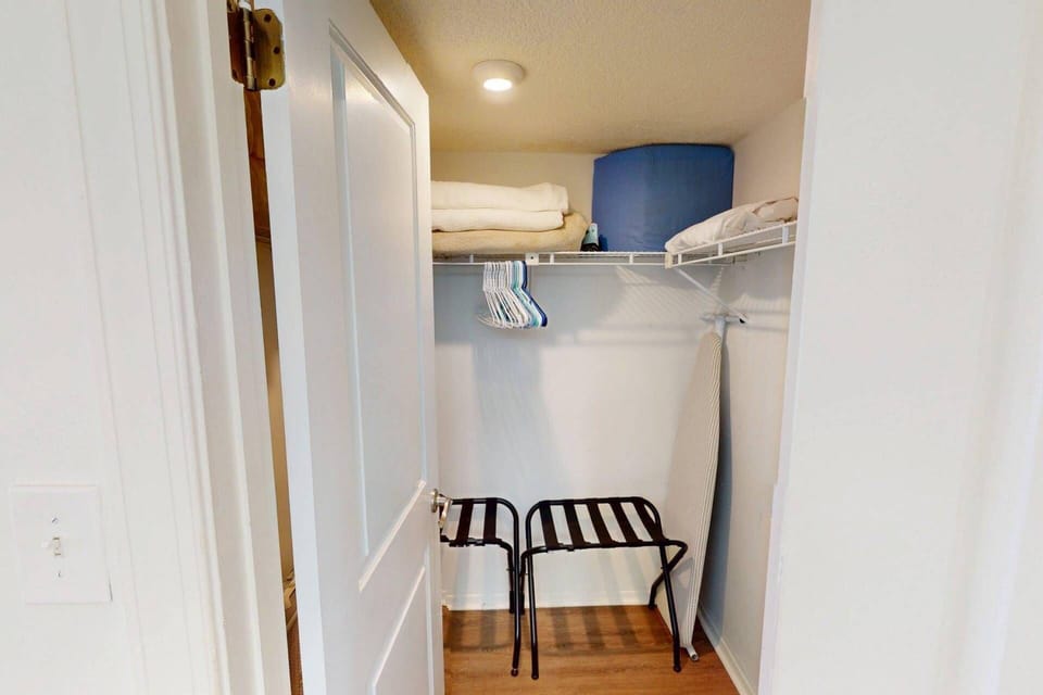 Large walk in closet for all your belongings.