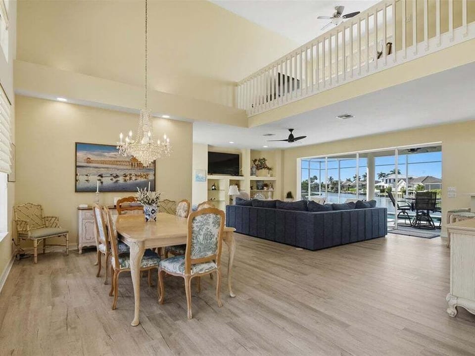 Formal Dining Area & Living Room