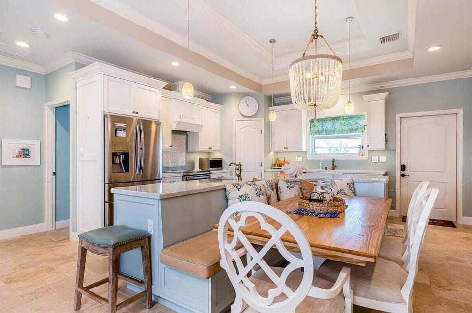 open concept newly updated kitchen