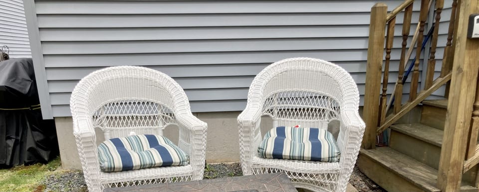 Outside sitting area