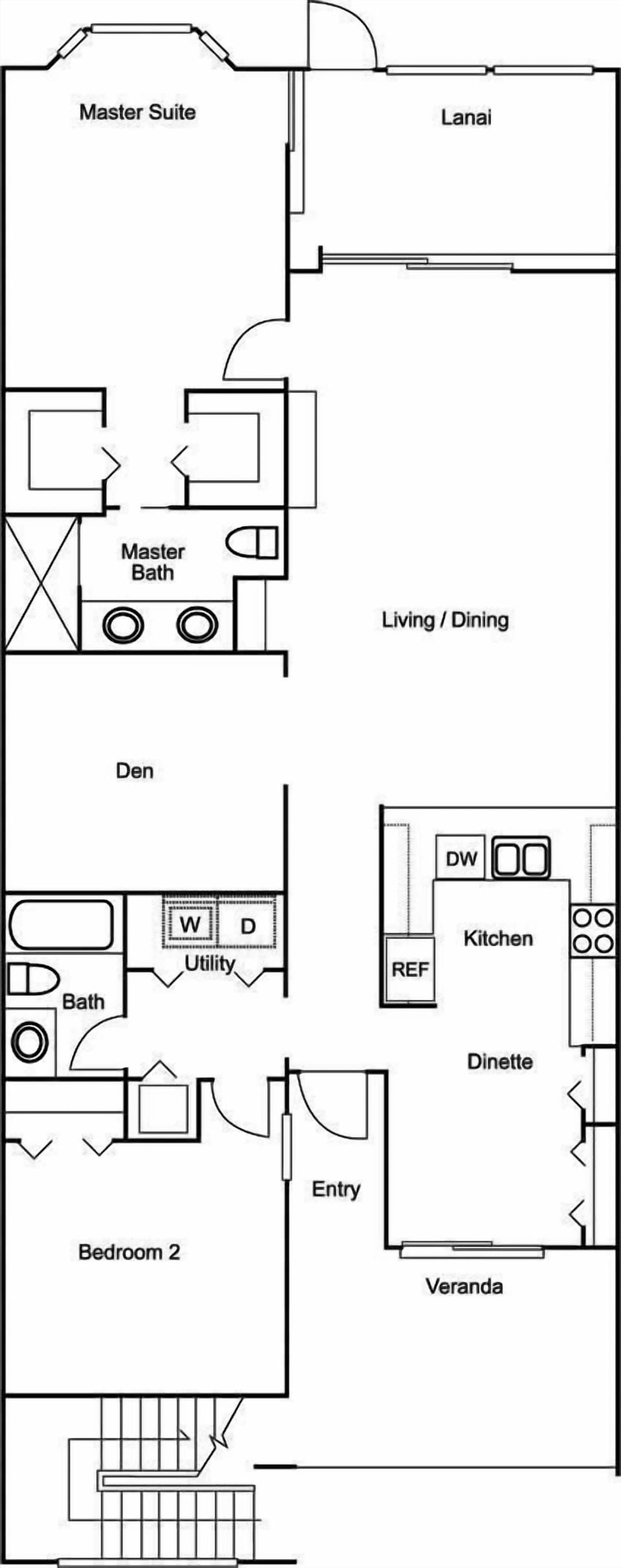 Unit floorplan