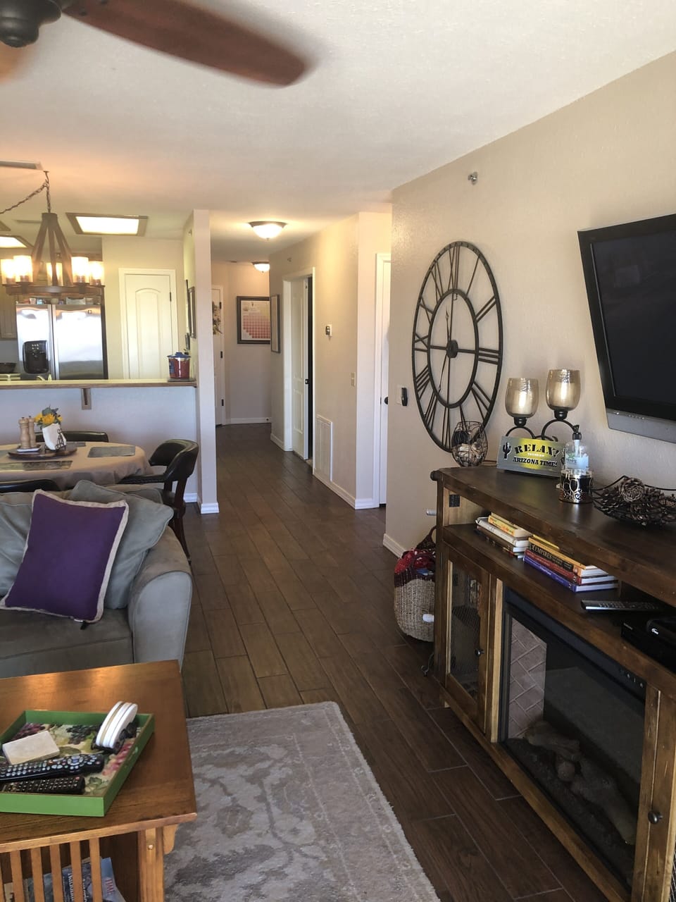 Tile floors