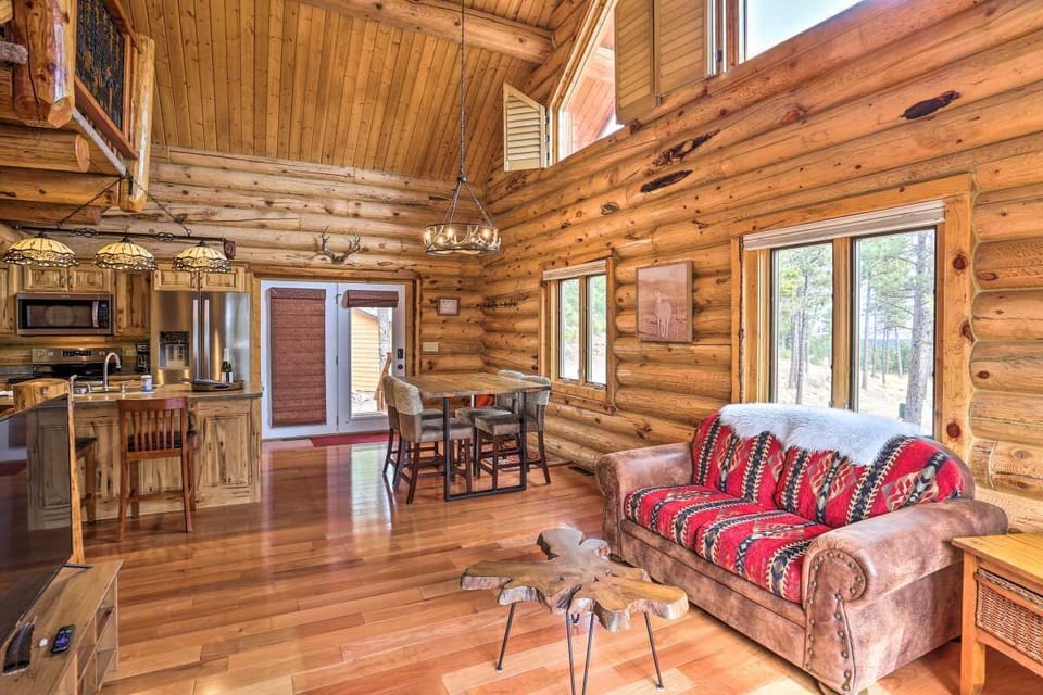 soaring 24 foot ceilings and massive windows make this a very inviting hangout