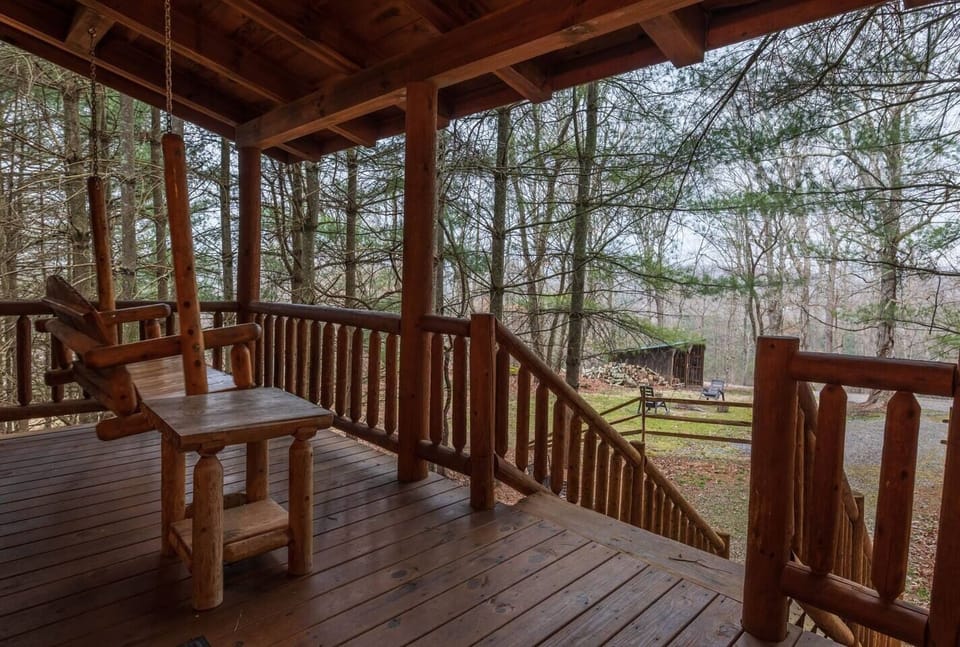 Enjoy the beautiful view from the front porch.